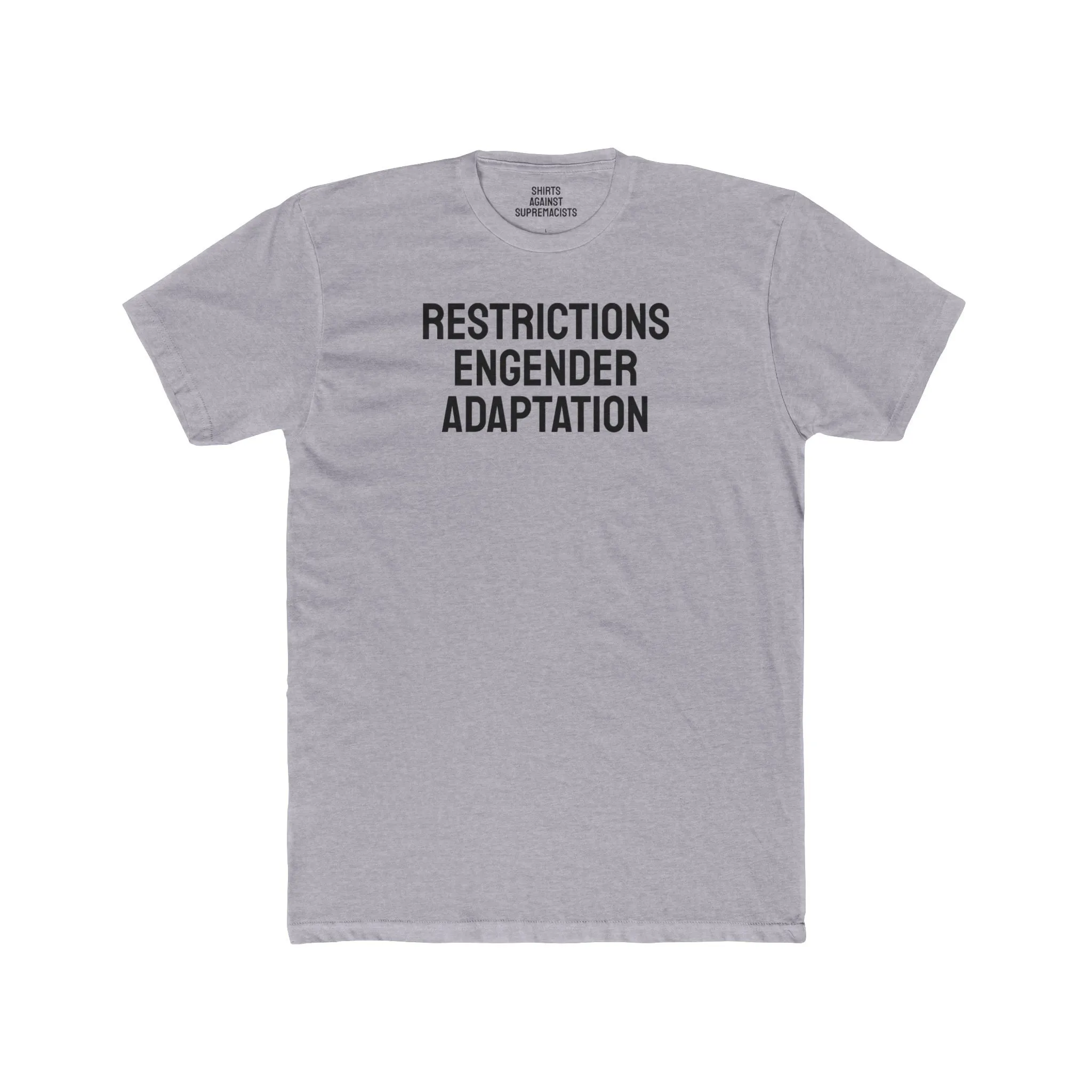 Restrictions Engender Creativity - Unisex Cotton Crew Tee