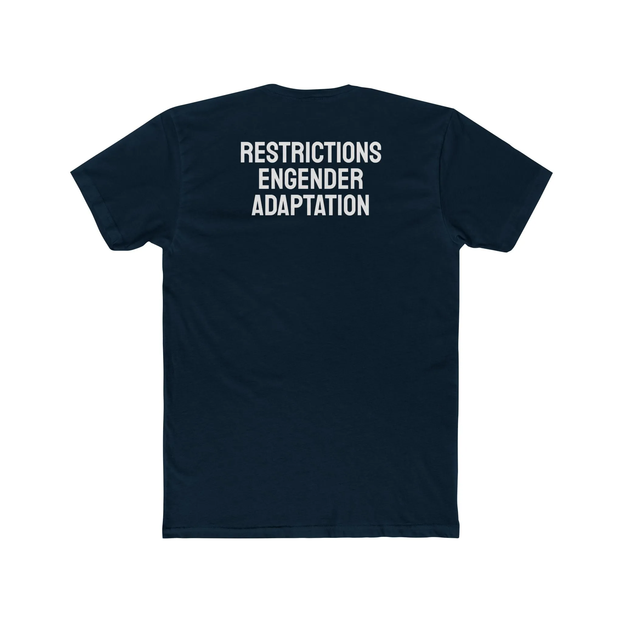 Restrictions Engender Creativity - Unisex Cotton Crew Tee