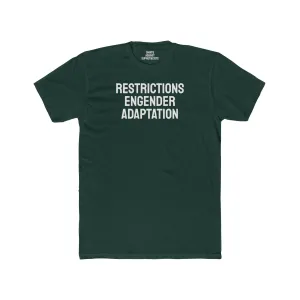 Restrictions Engender Creativity - Unisex Cotton Crew Tee