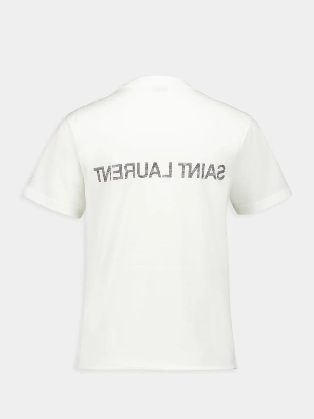 Reverse Logo White T-Shirt