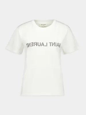 Reverse Logo White T-Shirt