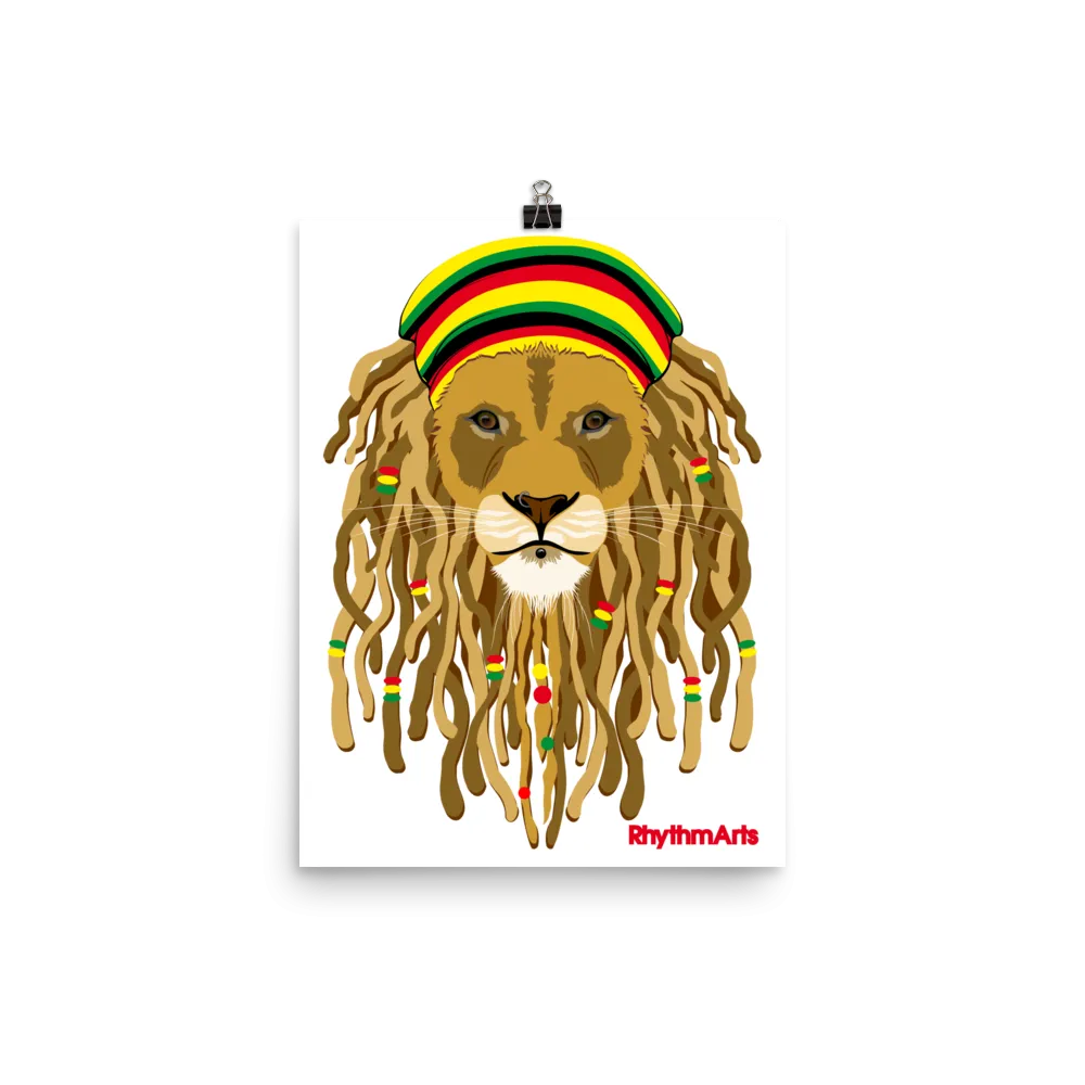 RhythmArts -ZionLion- Photo paper poster