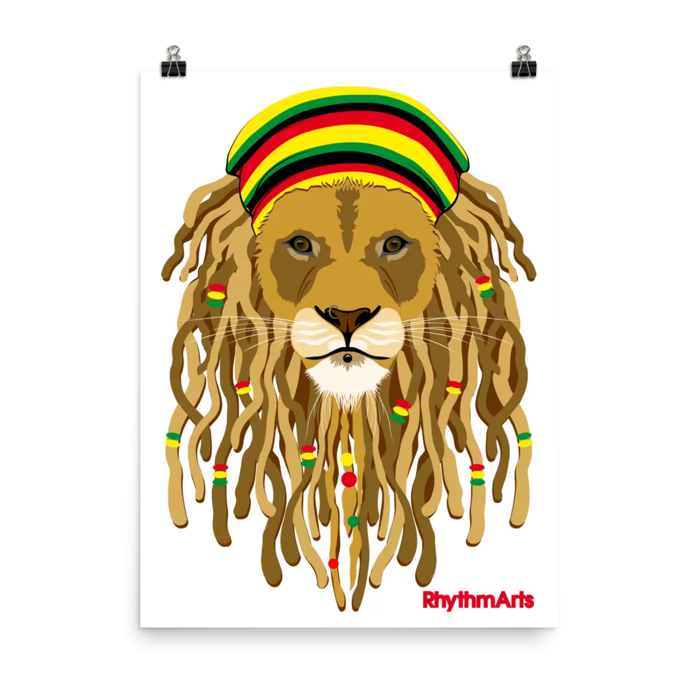 RhythmArts -ZionLion- Photo paper poster