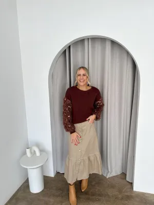 Scout Skirt -Beige