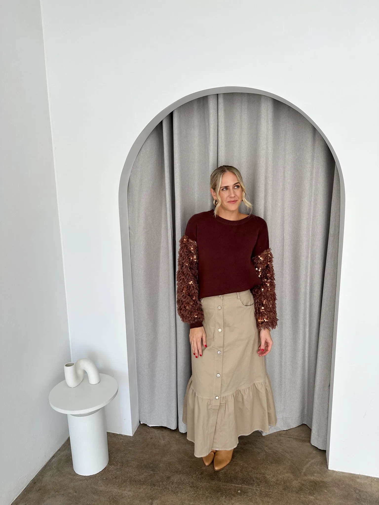 Scout Skirt -Beige