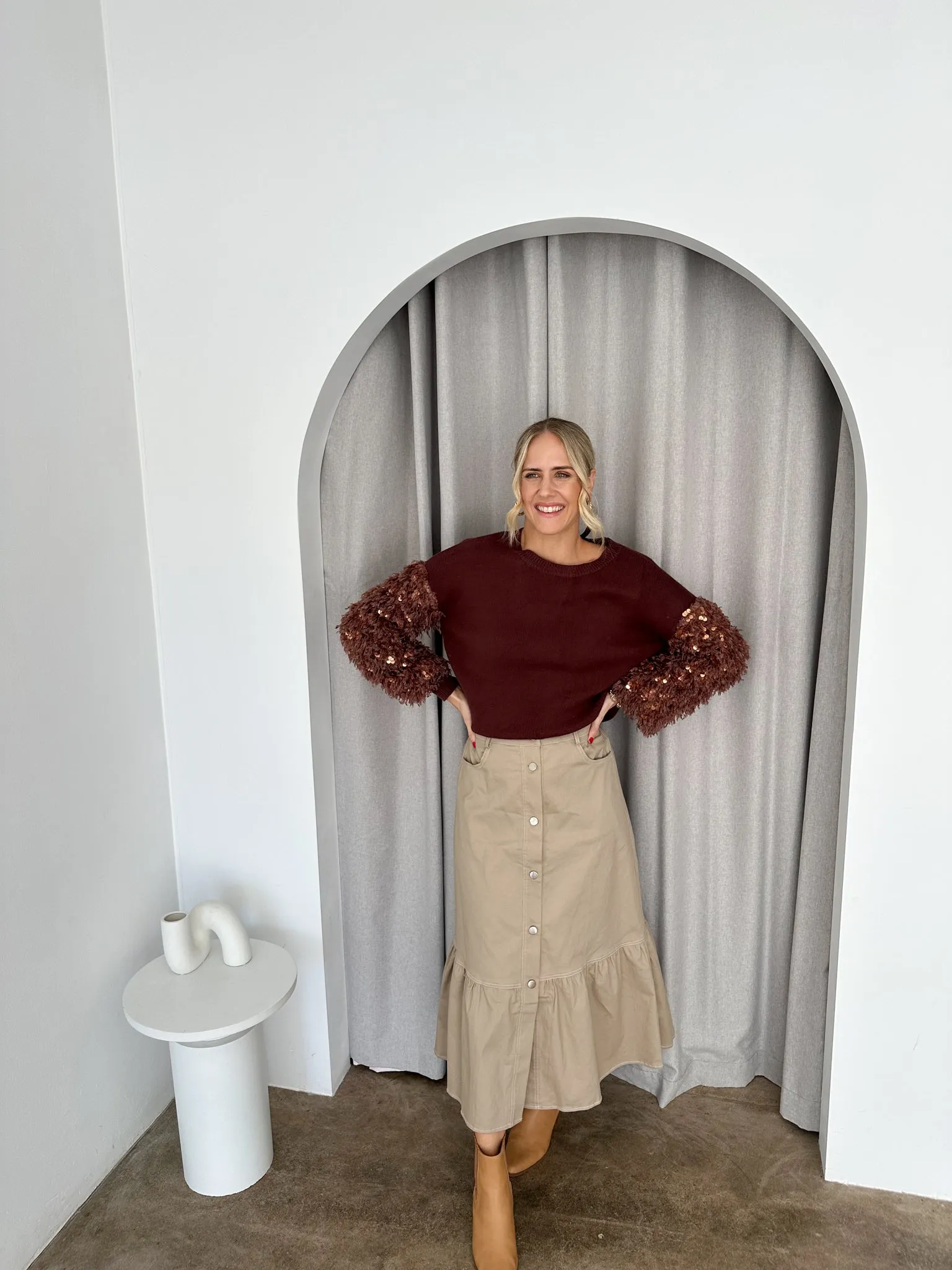Scout Skirt -Beige