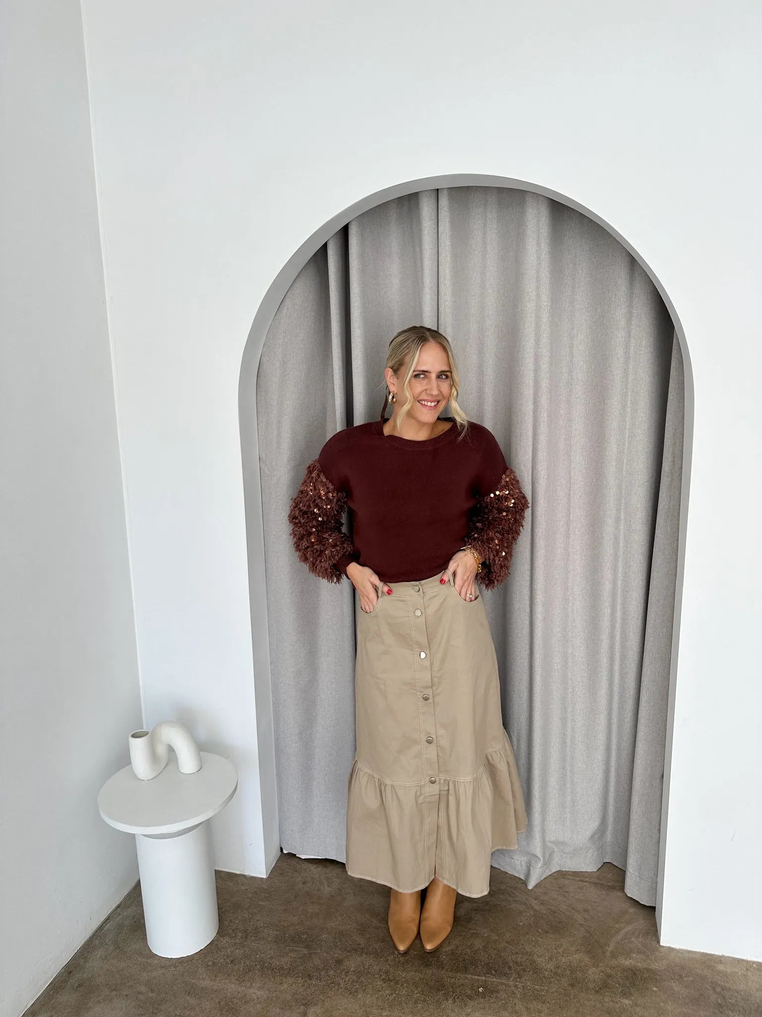 Scout Skirt -Beige