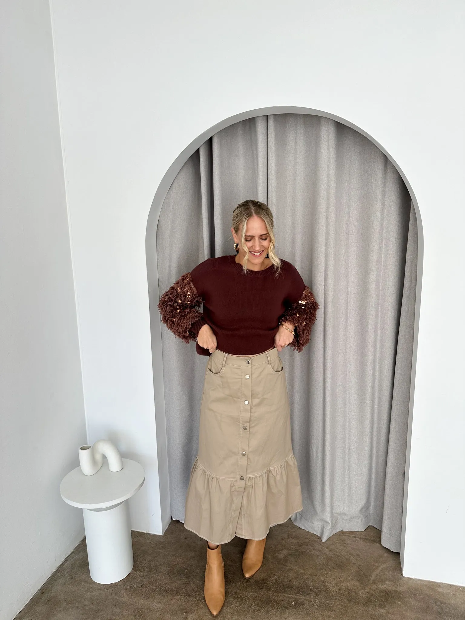 Scout Skirt -Beige
