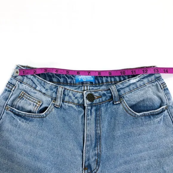 Show Me Your Mumu Indigo High Rise Cropped Wide Leg Jeans