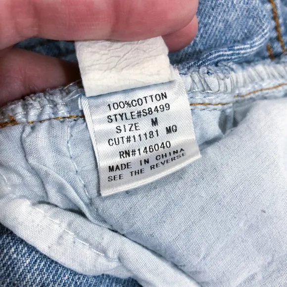 Show Me Your Mumu Indigo High Rise Cropped Wide Leg Jeans