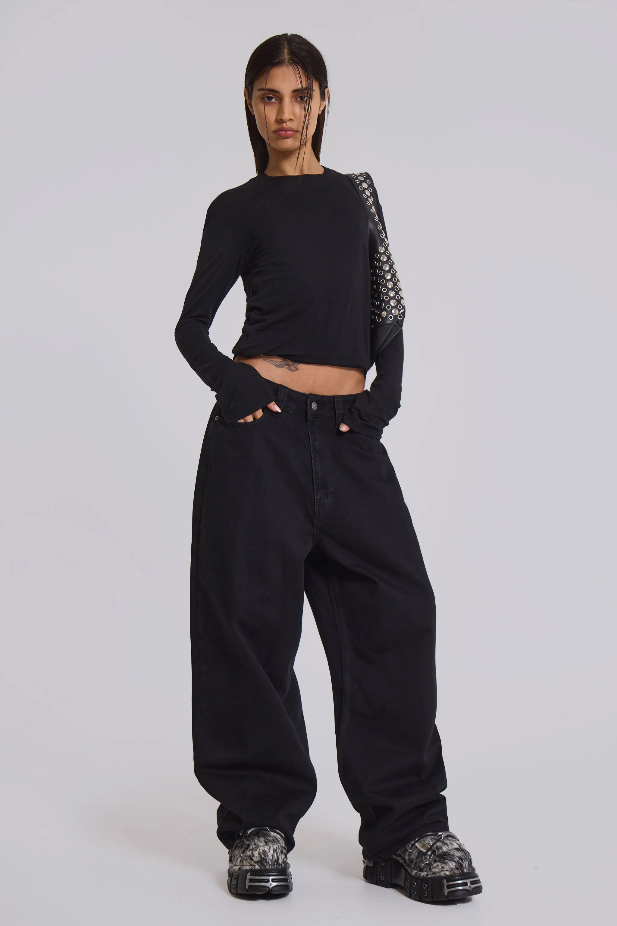 Solid Black XL Colossus Jeans