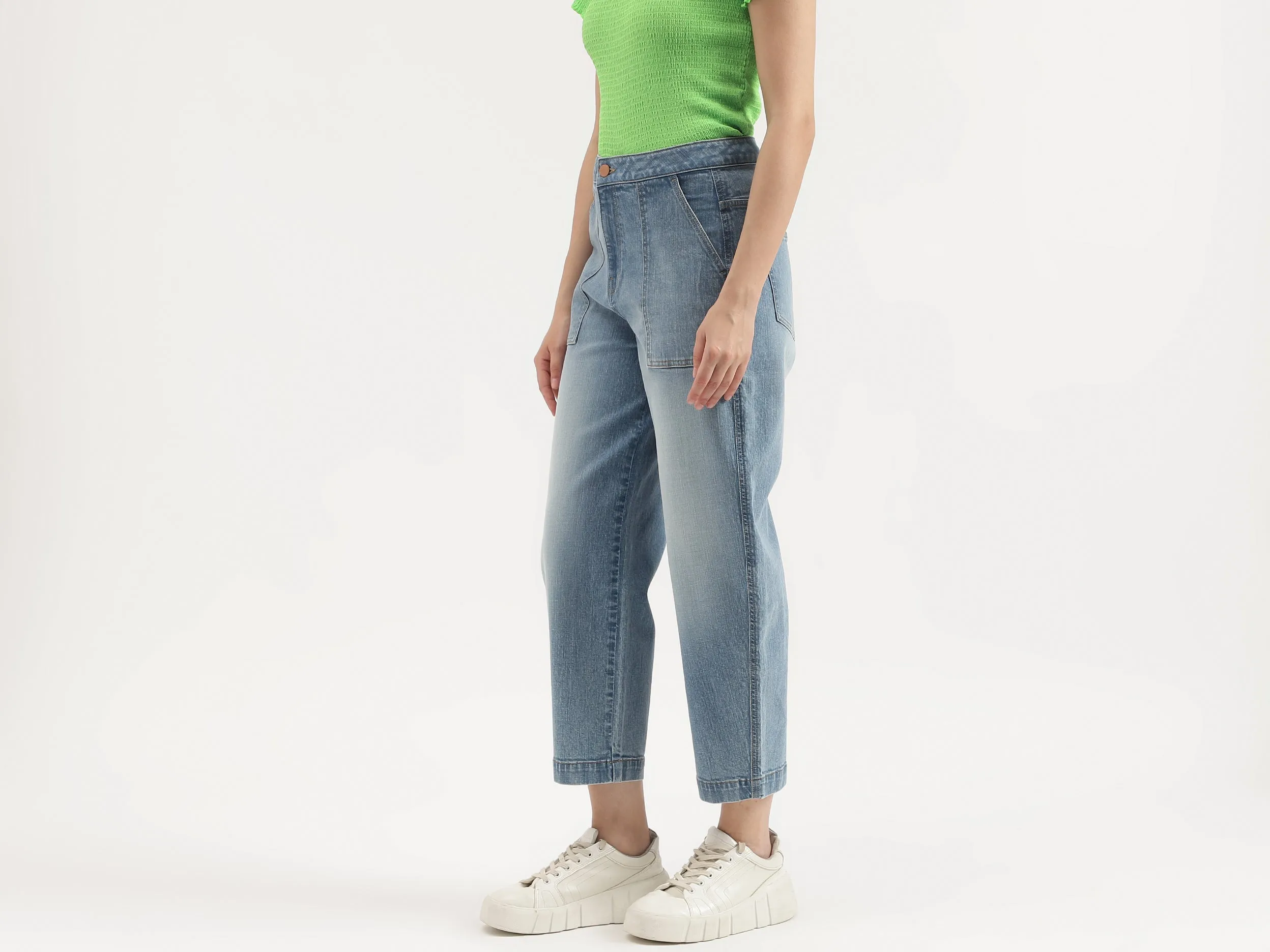 Solid Regular Fit Jeans