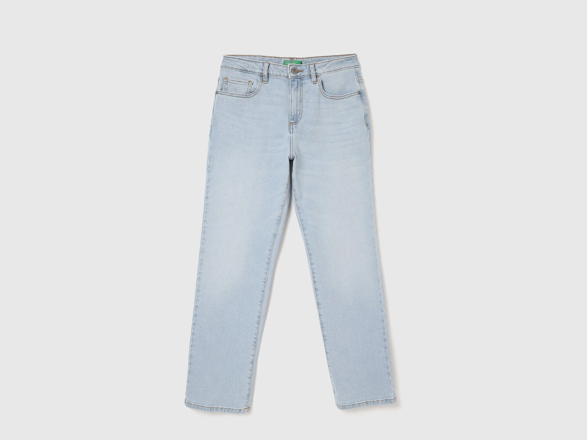 Solid Straight Fit Jeans