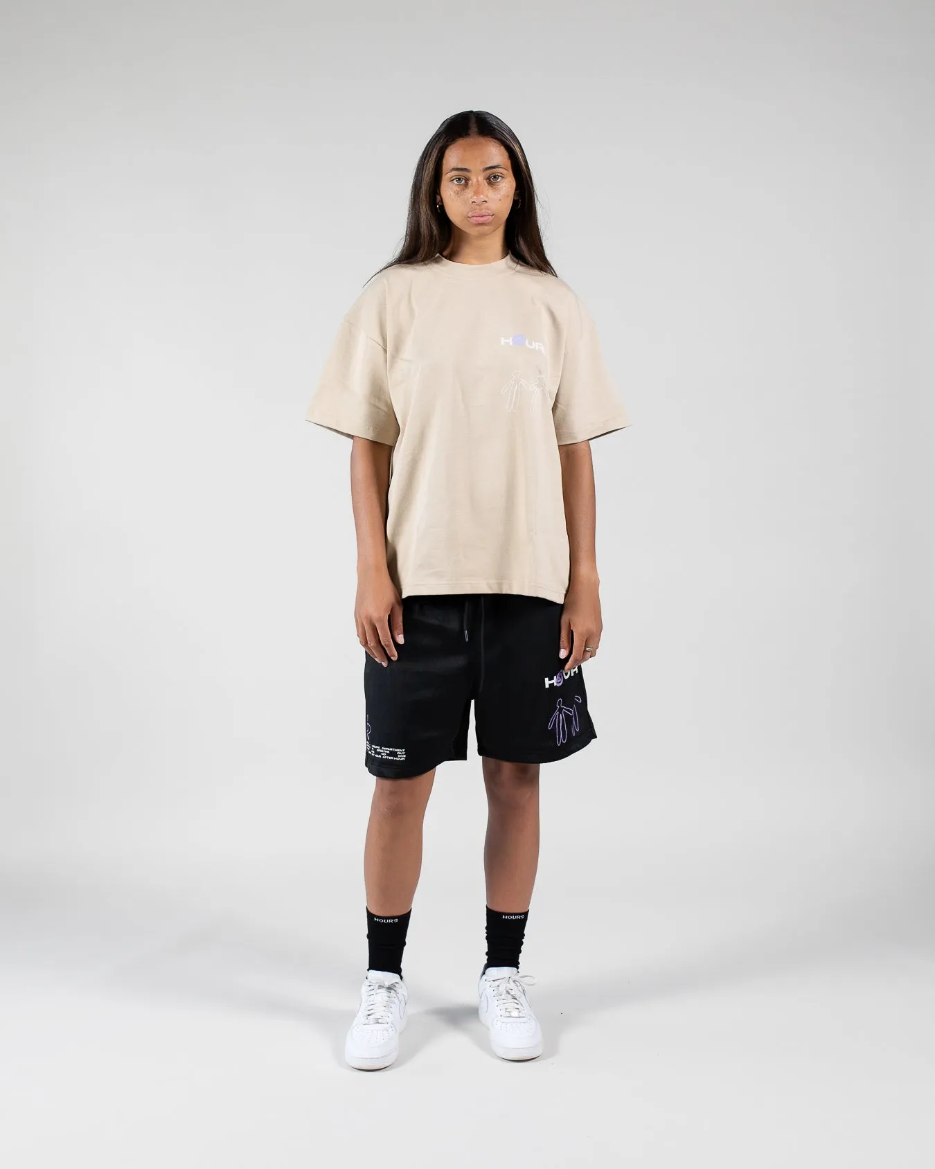 Spiral T-Shirt - Sand