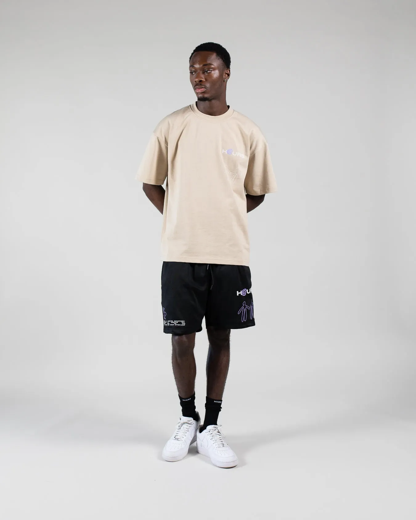 Spiral T-Shirt - Sand