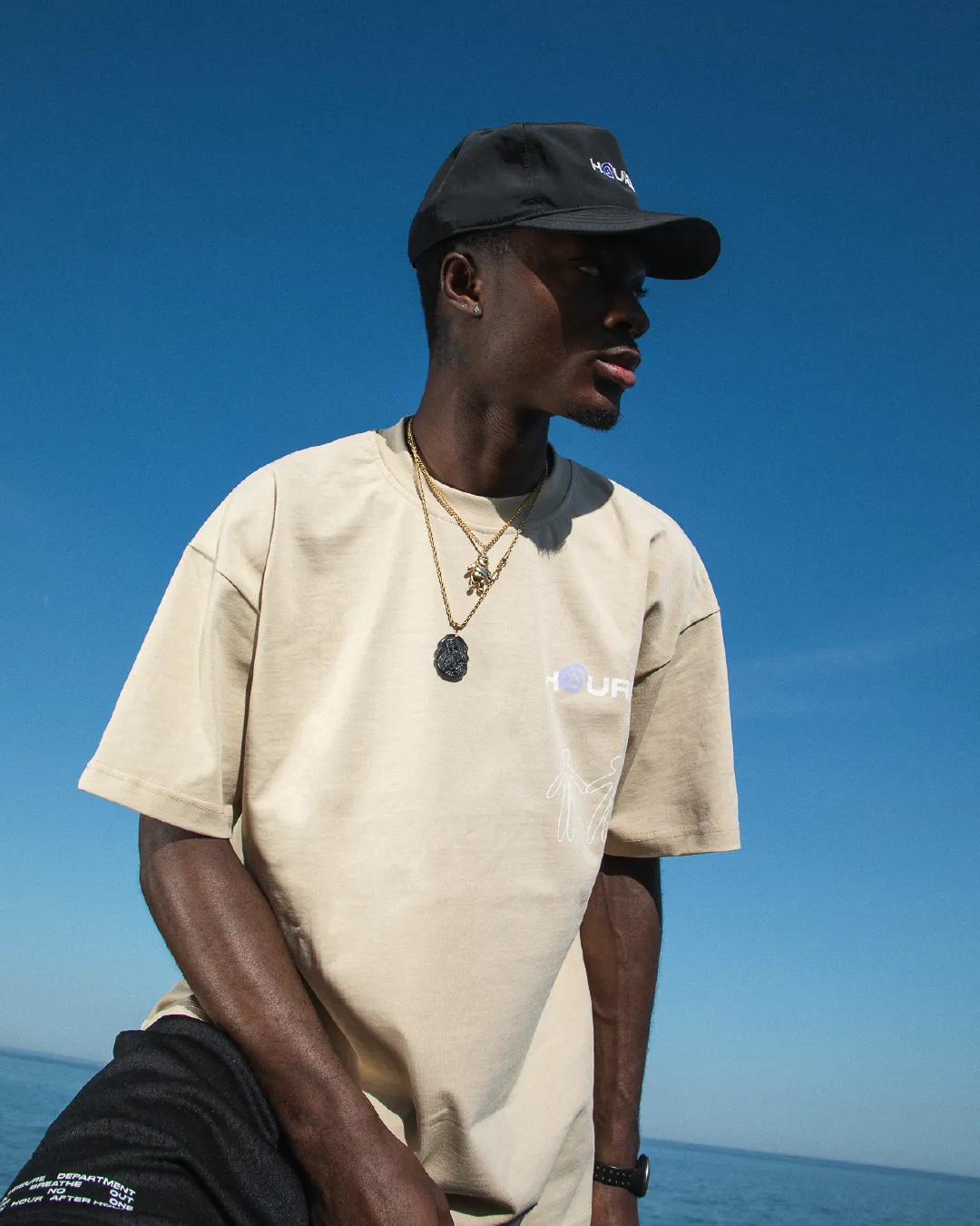Spiral T-Shirt - Sand