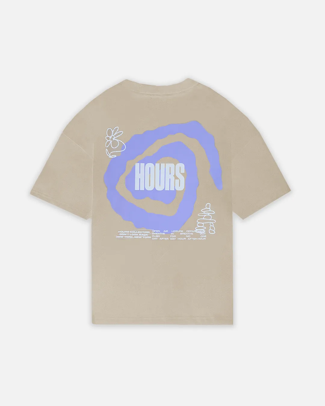 Spiral T-Shirt - Sand