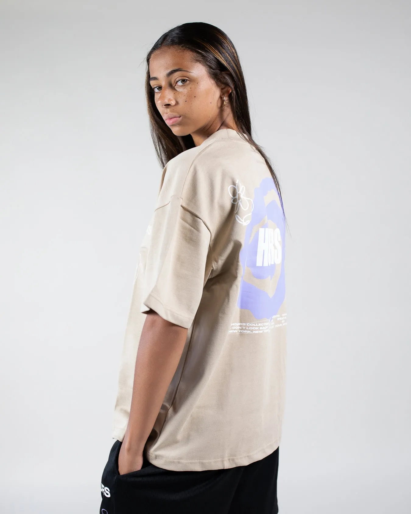 Spiral T-Shirt - Sand