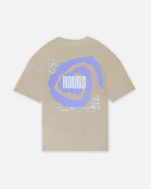 Spiral T-Shirt - Sand