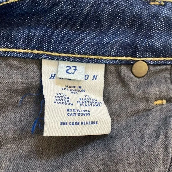 Sz 27 medium Wash Hudson Jeans cropped