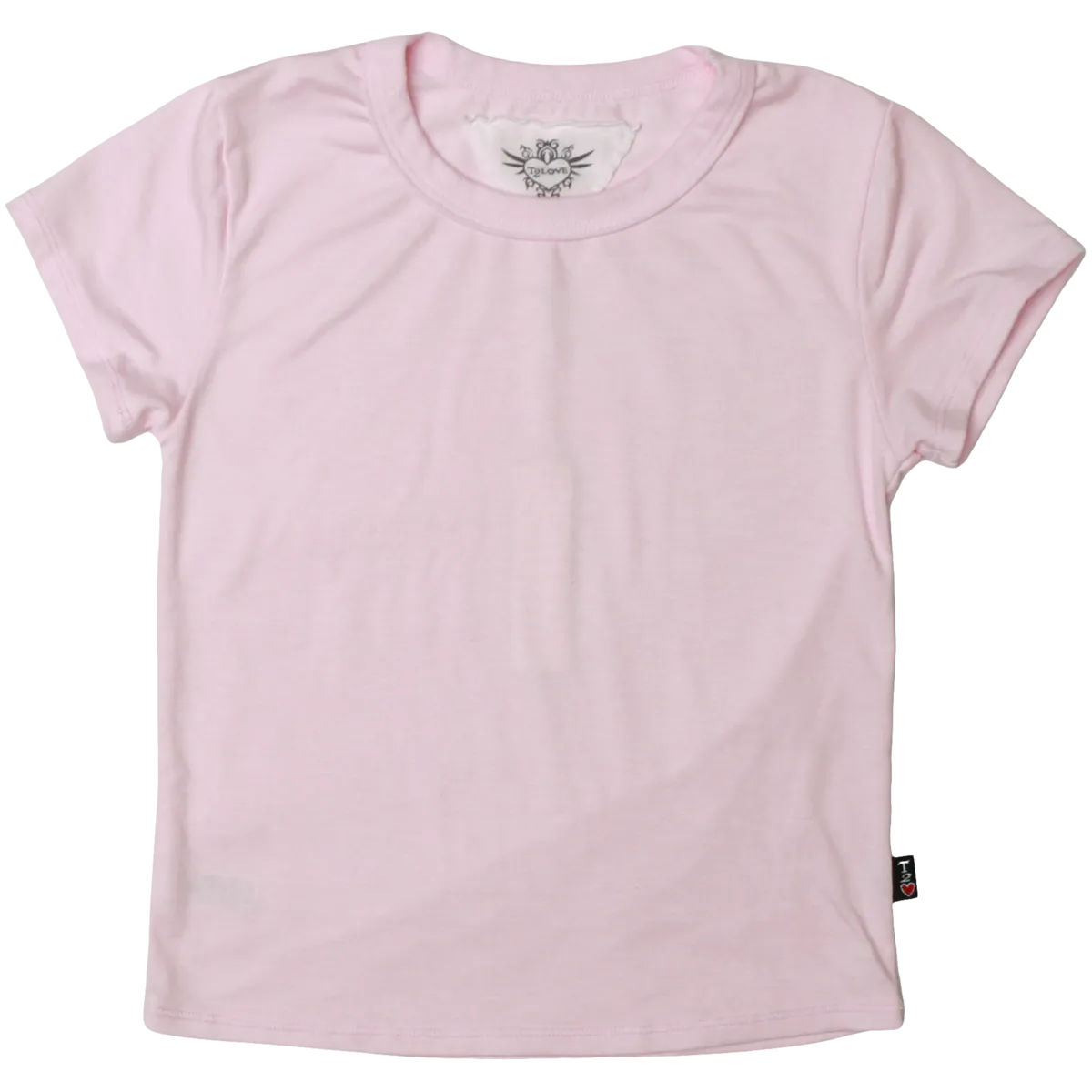 T2Love- Fitted Tee (Blush Pink)