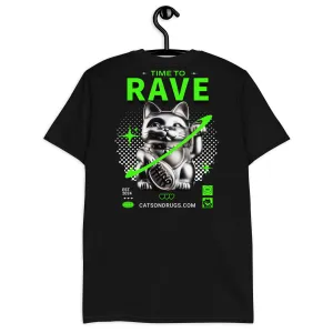 Techno T-Shirt | Time to Rave Cat | Techno Outfit