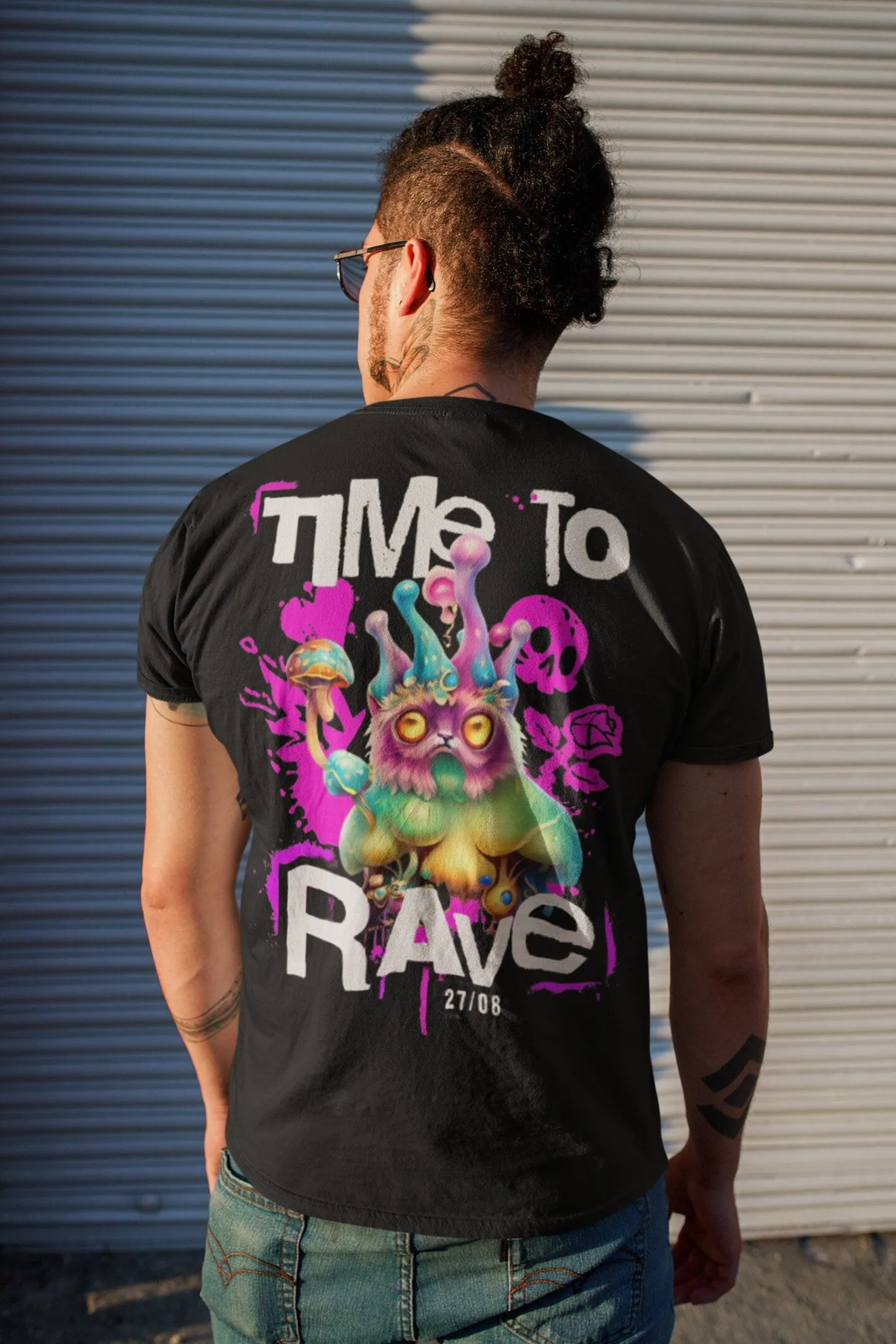 Techno T-Shirt | Time to Rave Organism