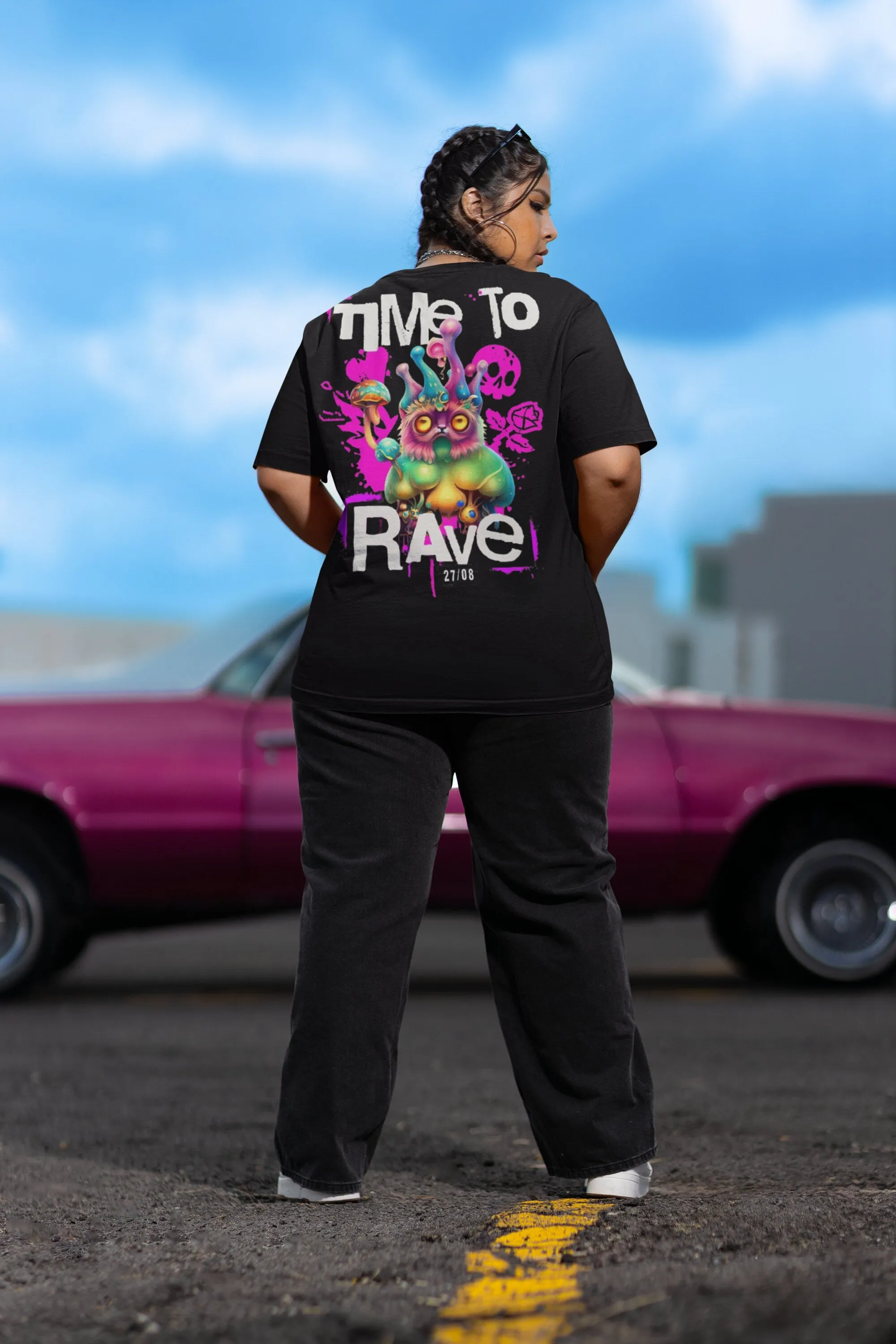 Techno T-Shirt | Time to Rave Organism