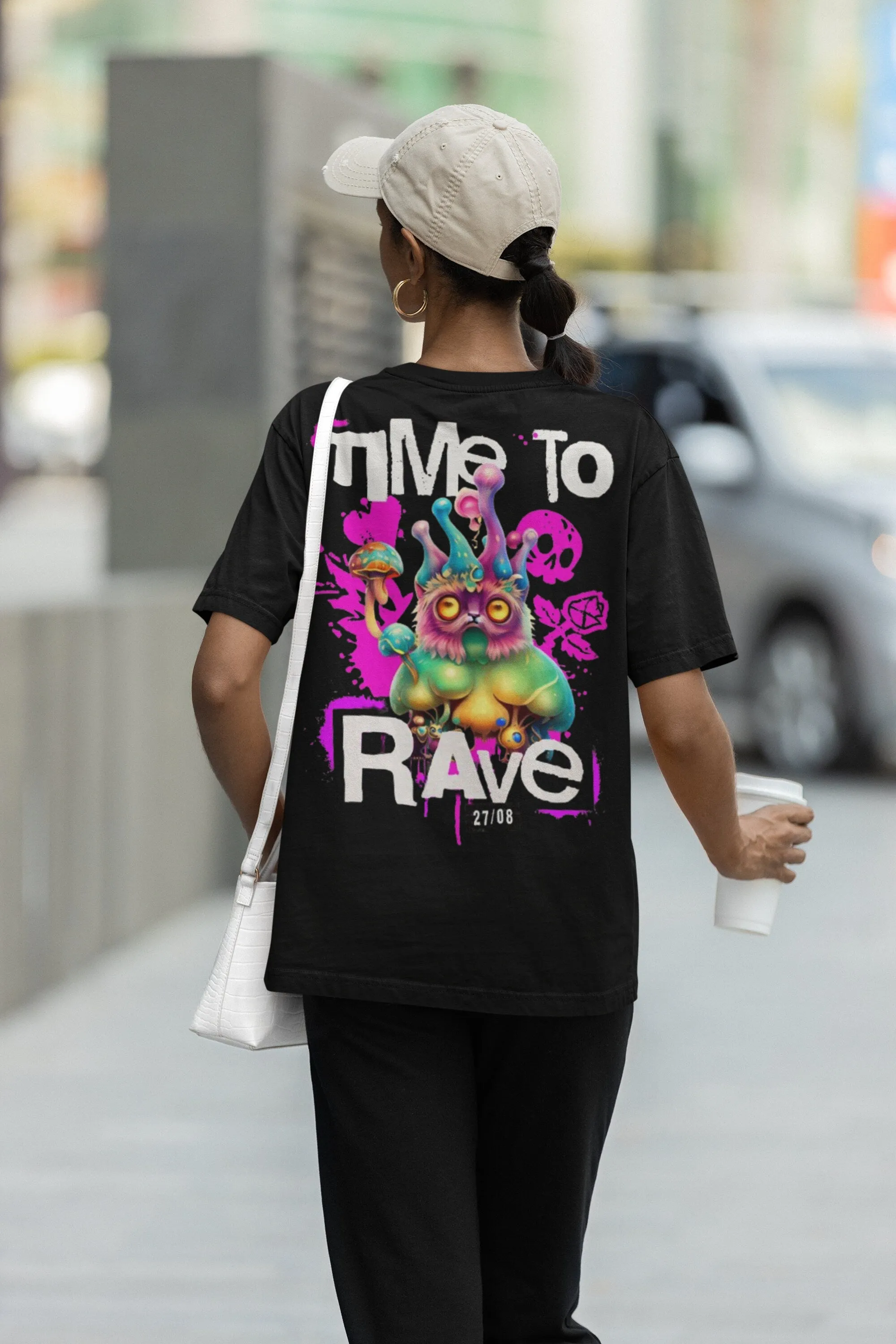 Techno T-Shirt | Time to Rave Organism