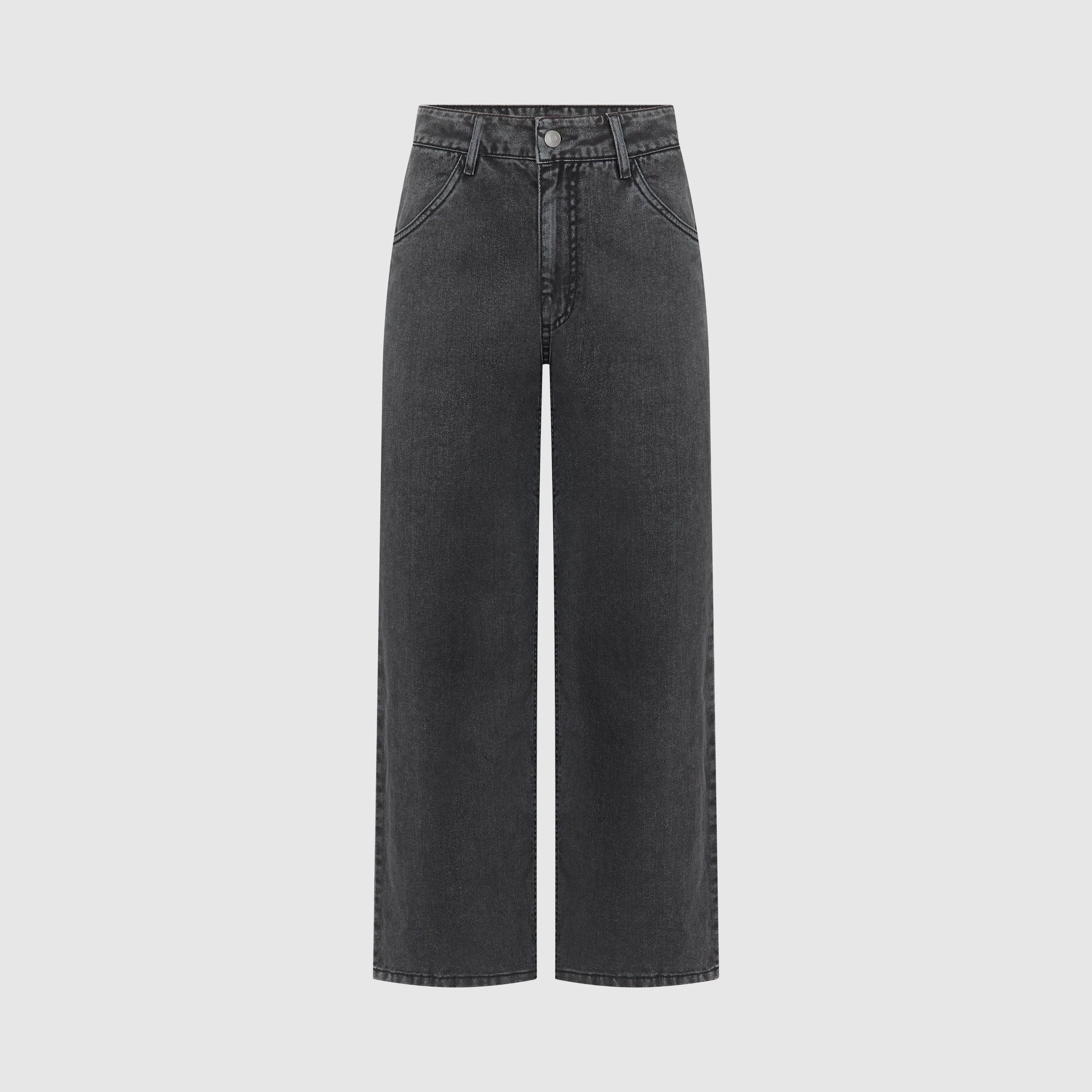 THE ADIE JEAN - WASHED BLACK DENIM