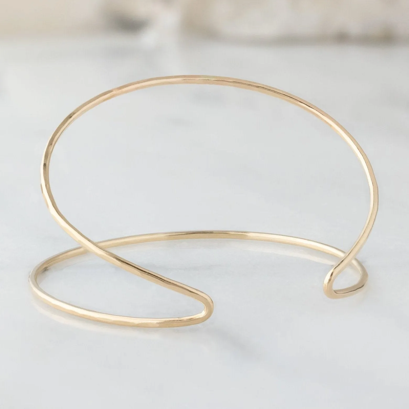 The Arrow Cuff Bracelet | Yellow Gold Filled