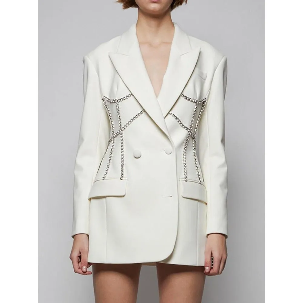 The Chandelier Long Sleeve Blazer - Multiple Colors