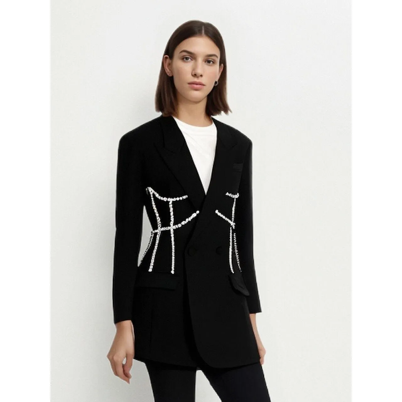 The Chandelier Long Sleeve Blazer - Multiple Colors