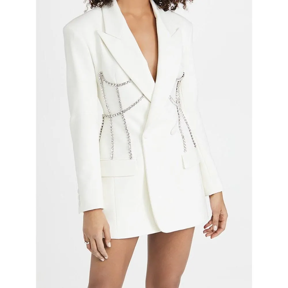 The Chandelier Long Sleeve Blazer - Multiple Colors