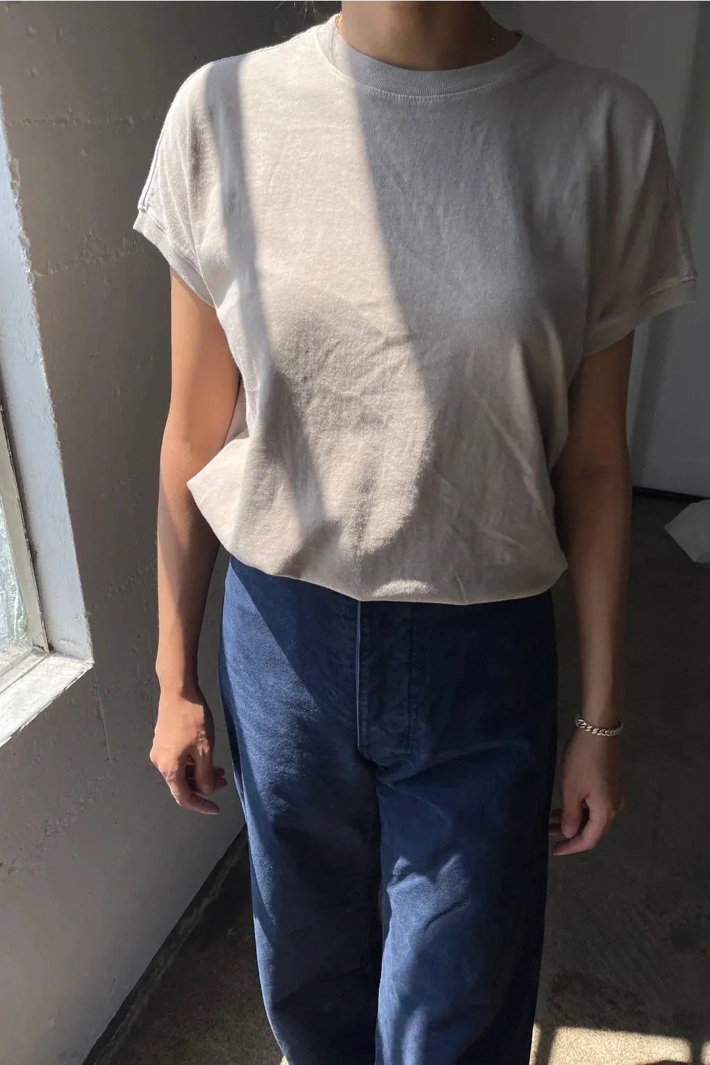 The Ease Tee by Le Bon Shoppe - Rice
