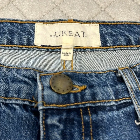 The Great Relaxed Nerd Cropped Flare Jeans