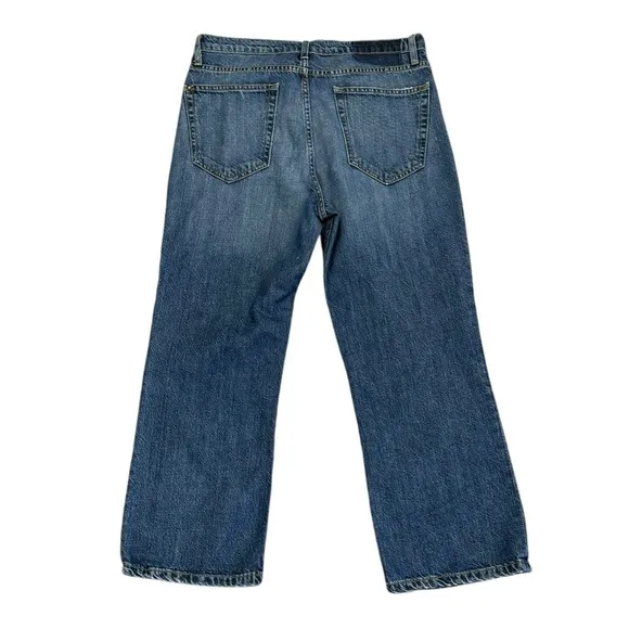 The Great Relaxed Nerd Cropped Flare Jeans