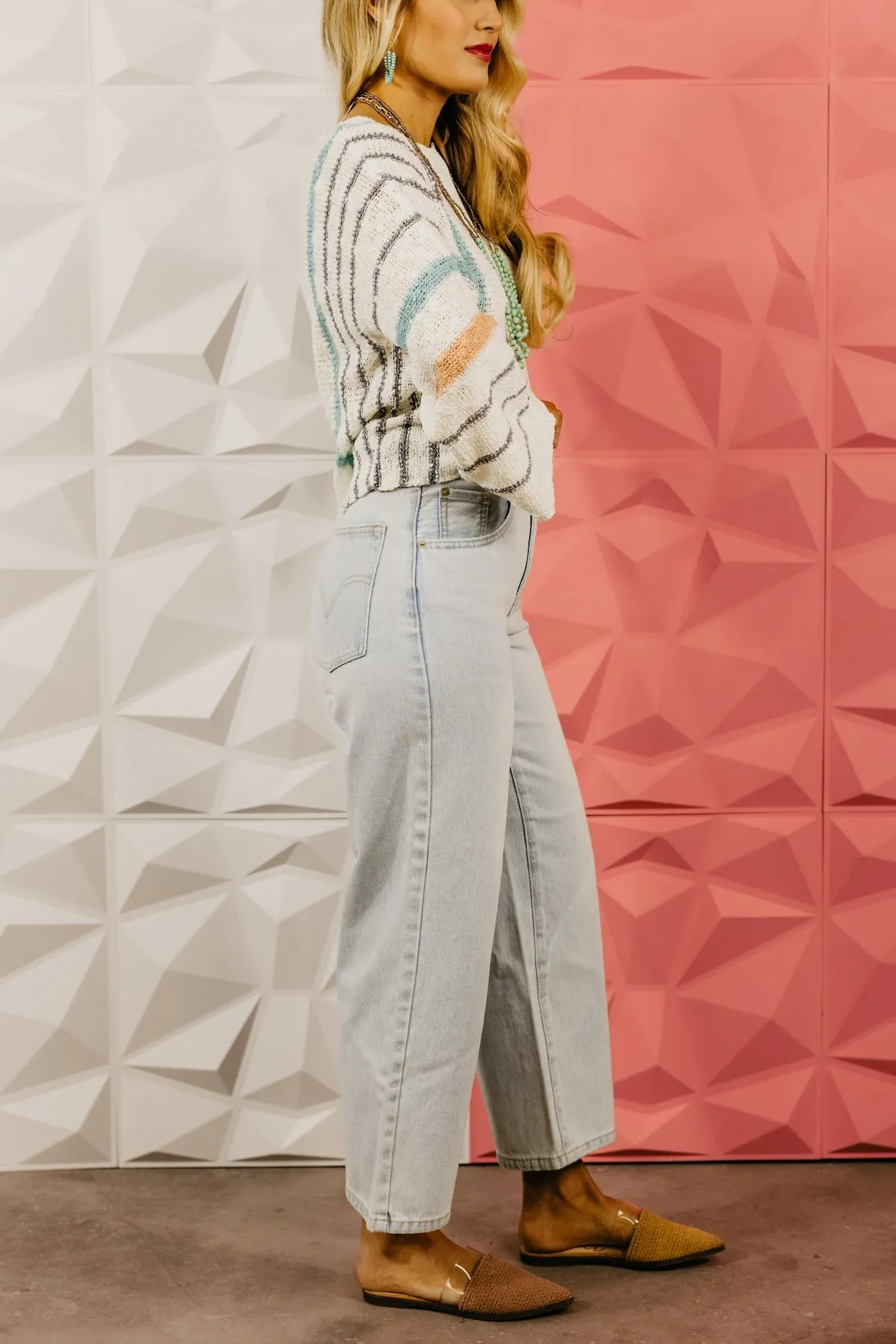 The Thea Adjustable Waist Crop Denim