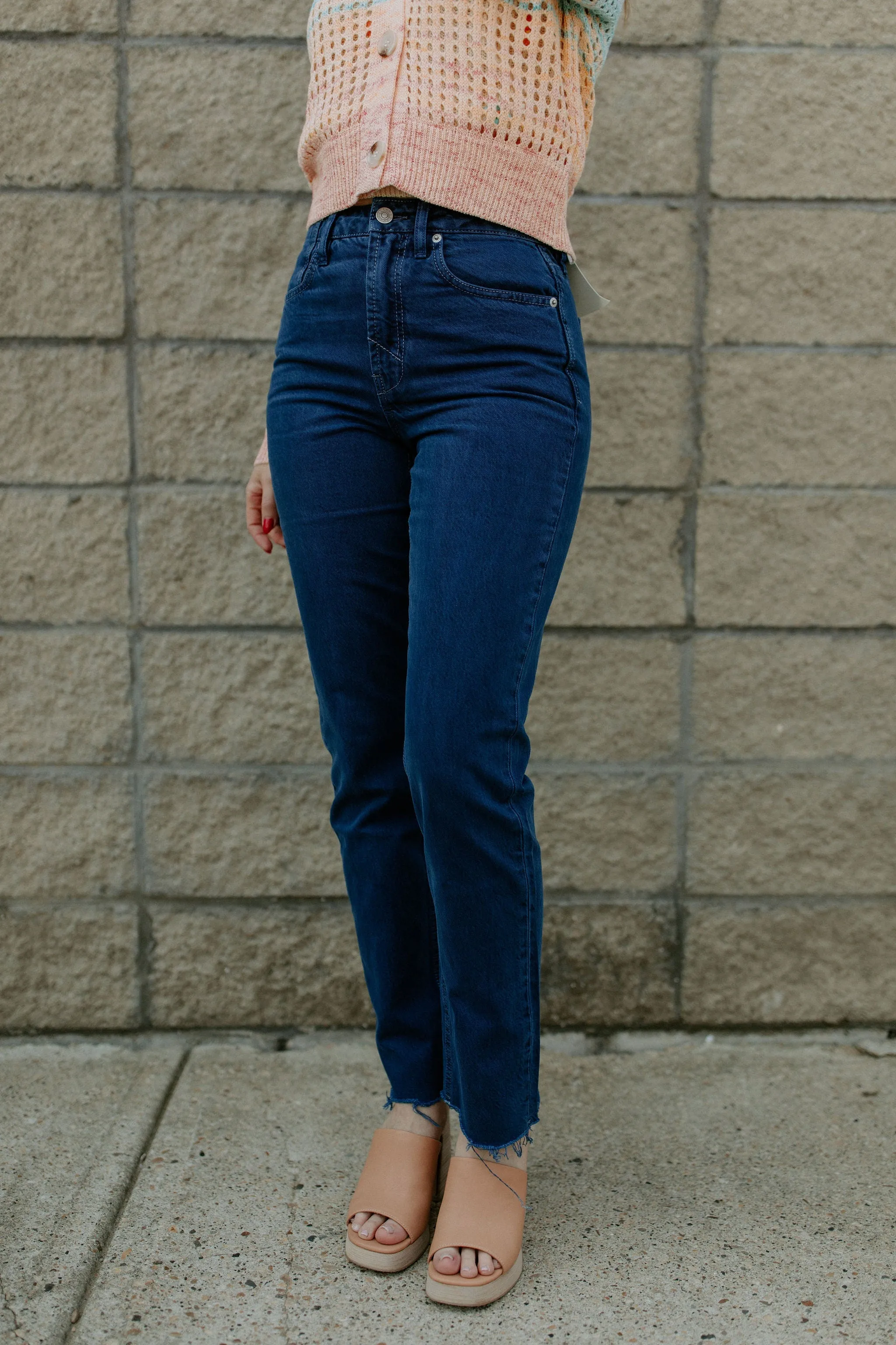 The Willa Vintage Mom Fit Jeans - Ultramarine
