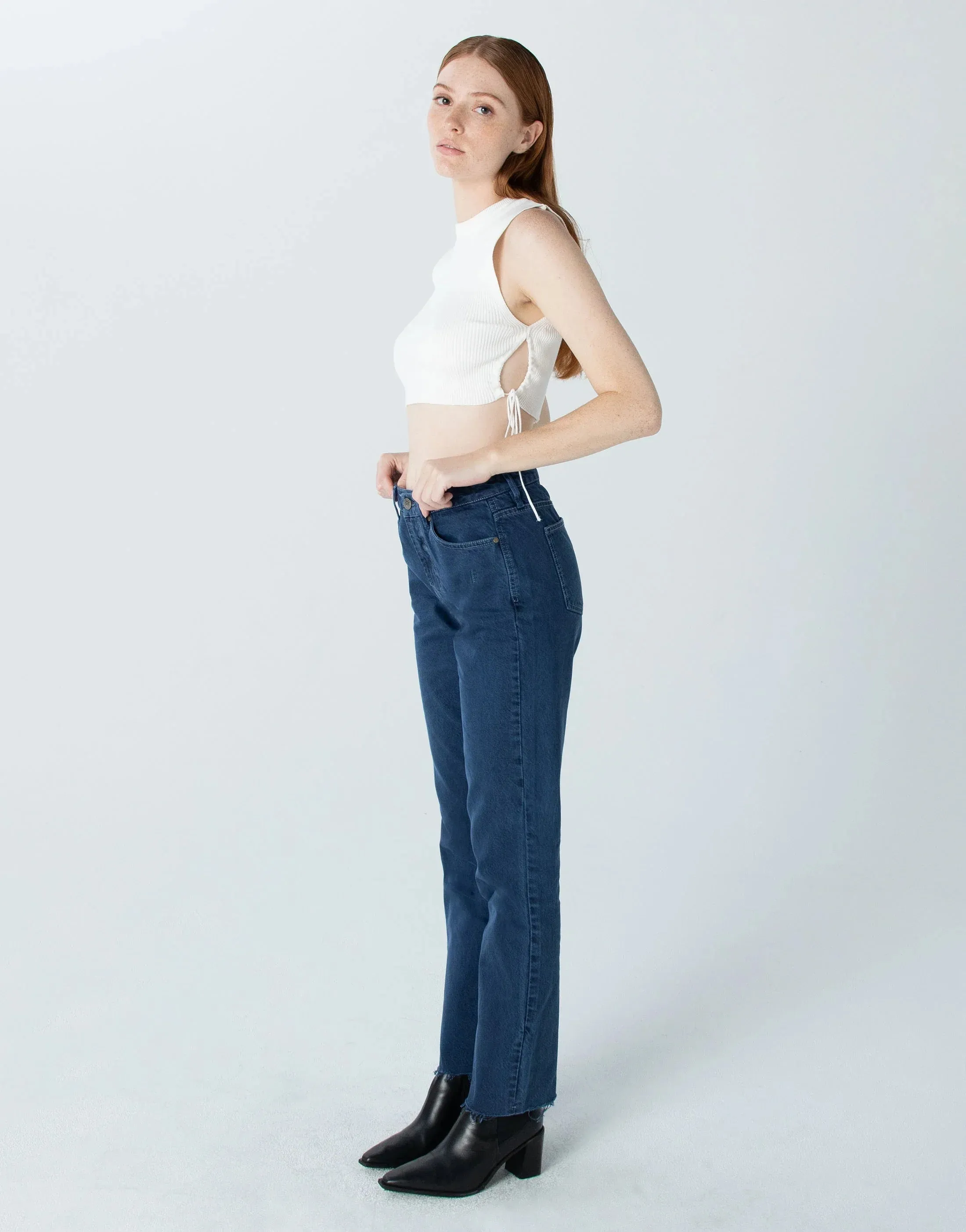 The Willa Vintage Mom Fit Jeans - Ultramarine