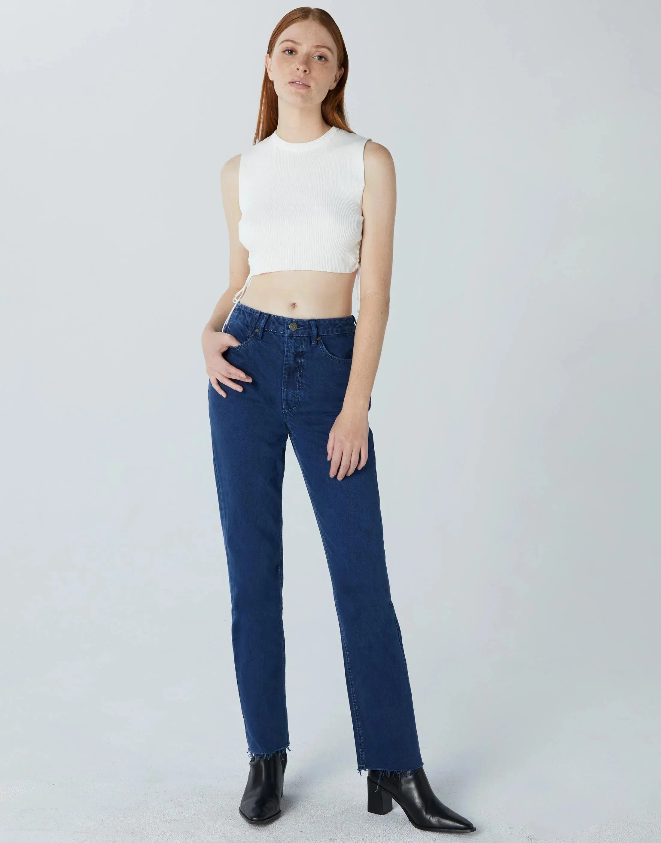 The Willa Vintage Mom Fit Jeans - Ultramarine