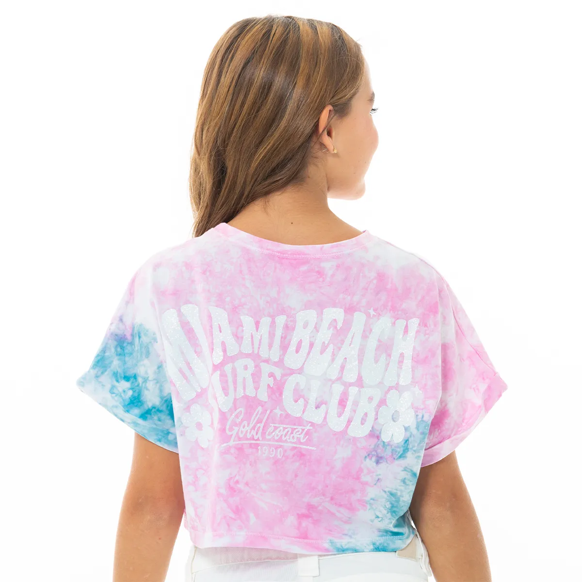 TIE DYE GRAPHIC T-SHIRT FOR GIRLS