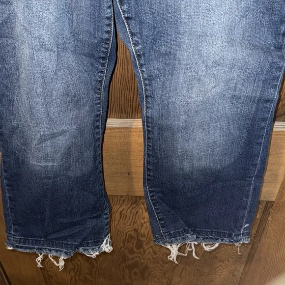 Torrid dark wash cropped flare jeans