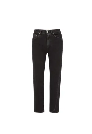 Toteme Black Twist Seam Cropped Jeans
