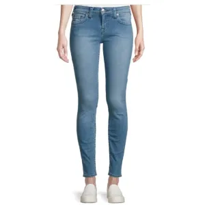 True Religion Women's  Skinny Fit Stretch Jeans in light blue  size 29 Stretch