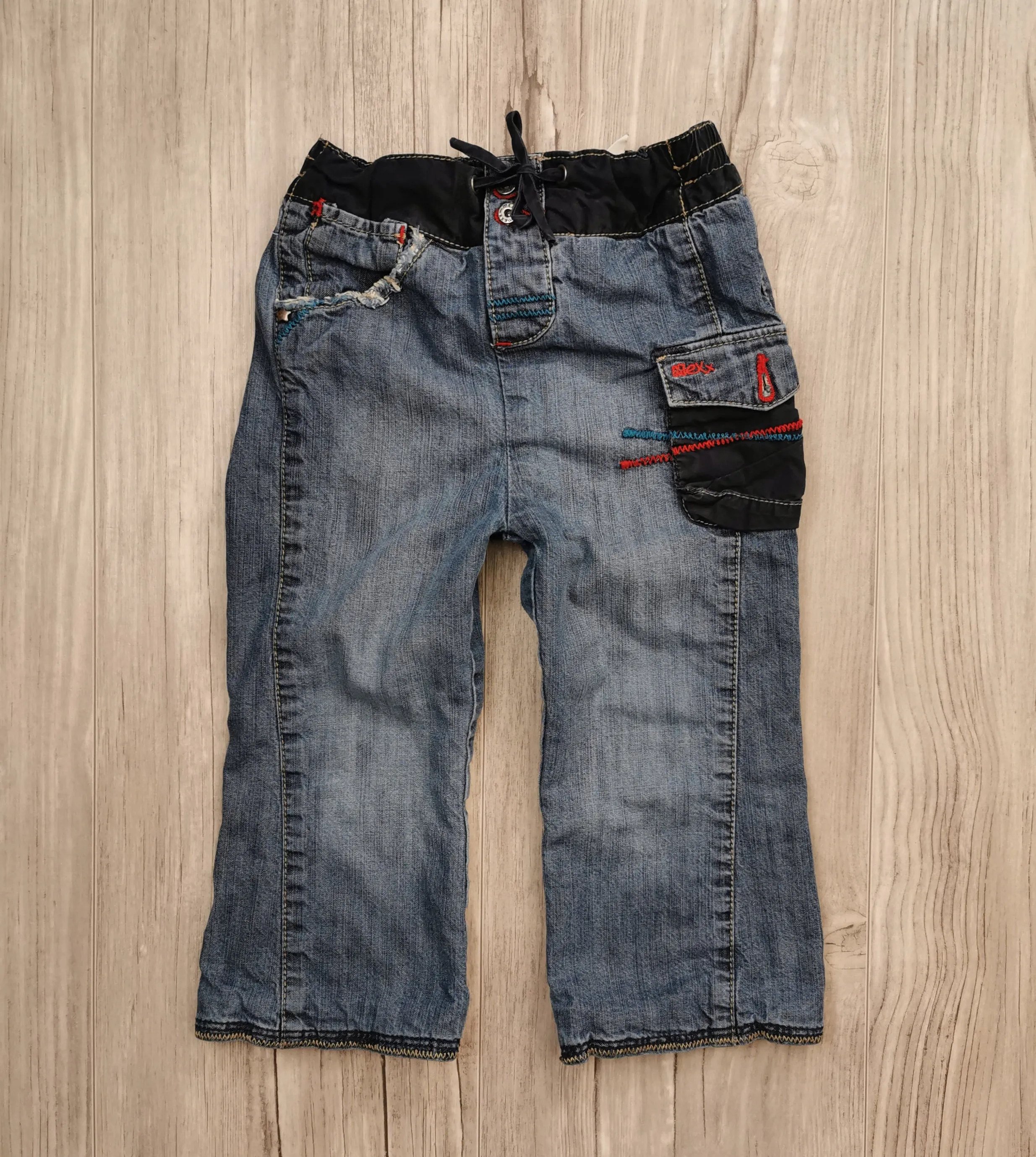 UNISEX SIZE 2 YEARS - MEXX, Soft Cotton Lined Fall / Winter Jeans VGUC B48