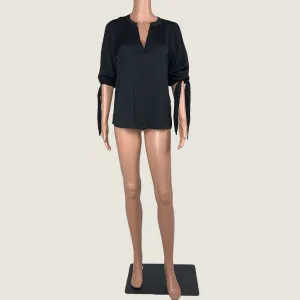 Vero Moda Black Short Sleeve Shirt Medium
