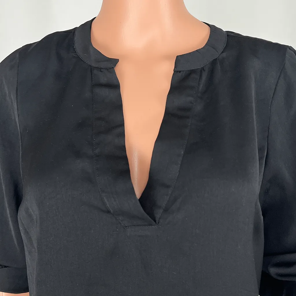 Vero Moda Black Short Sleeve Shirt Medium