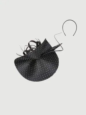 Victoria Fascinator Black