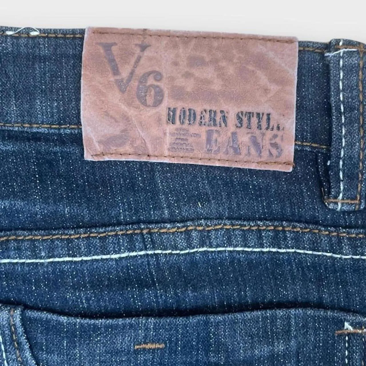 Vintage Japanese Denim Embroidered Straight Fit Jeans
